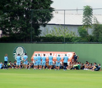 Reunião Treino do Palmeiras (Foto: Diogo Venturelli)