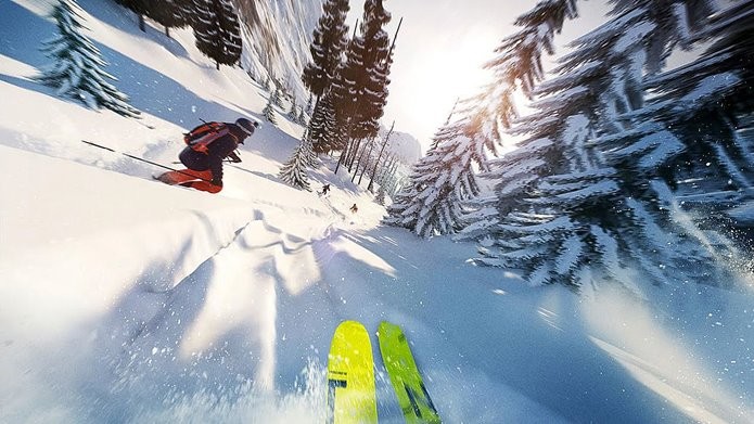 O esqui é apenas um dos esportes radicais disponíveis em Steep (Foto: Divulgação)