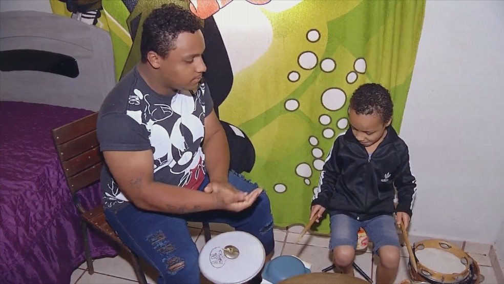 Baterista Chavantes — Foto: Reprodução/TV TEM