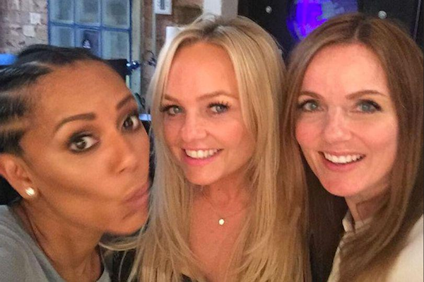 As três Spice Girls que deverão estar presentes na reunião da banda: Mel B, Geri Horner e Emma Bunton (Foto: Instagram)