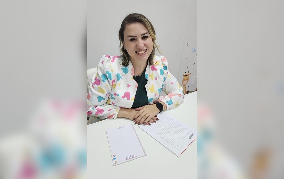 Patrícia Ramos Bueno Alexandre, fonoaudióloga de Bauru especialistas em autistas há 15 anos — Foto: Patrícia Ramos Bueno Alexandre /Arquivo pessoal