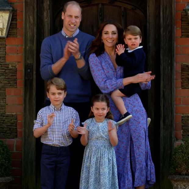 Príncipe William, Kate Middleton e os filhos, George, Charlotte e Louis (Foto: Getty Images)