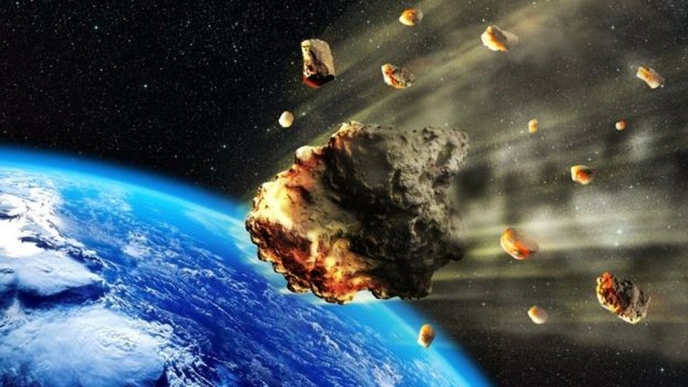A Terra é atingida por diversos objetos vindos do espaço todos os dias — Foto: Getty Images via BBC