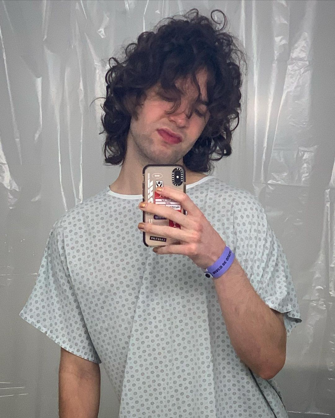 Lucas Jagger compartilha foto de cirurgia (Foto: Reprodução/Instagram)