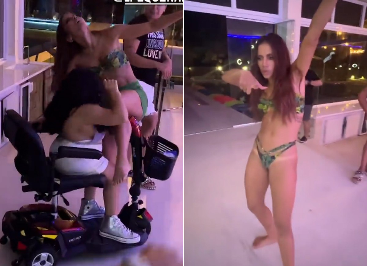 Anitta se divertiu e bebeu muito em festa com amigos (Foto: Reprodução / Instagram)