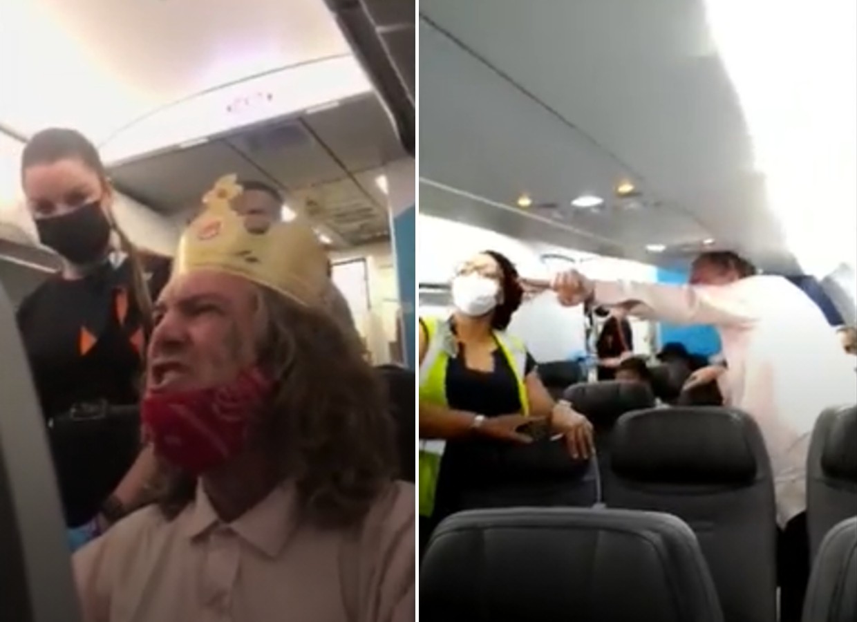 Passageiro é expulso de voo após ataques racistas (Foto: Reprodução)