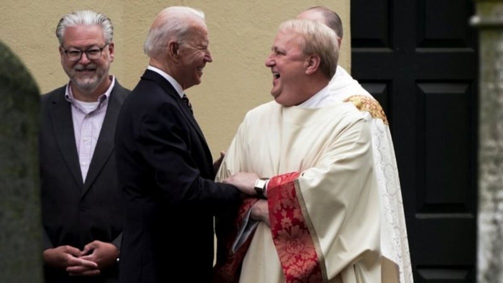 Biden costuma frequentar a missa nos finais de semana em Wilmington, no Estado de Delaware, onde tem residência — Foto: Reuters