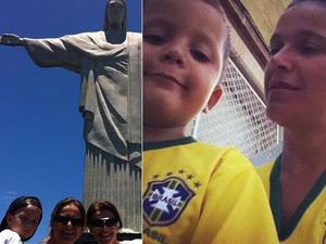 Tina diz que adora vir de férias para o Brasil (Foto: Arquivo pessoal)