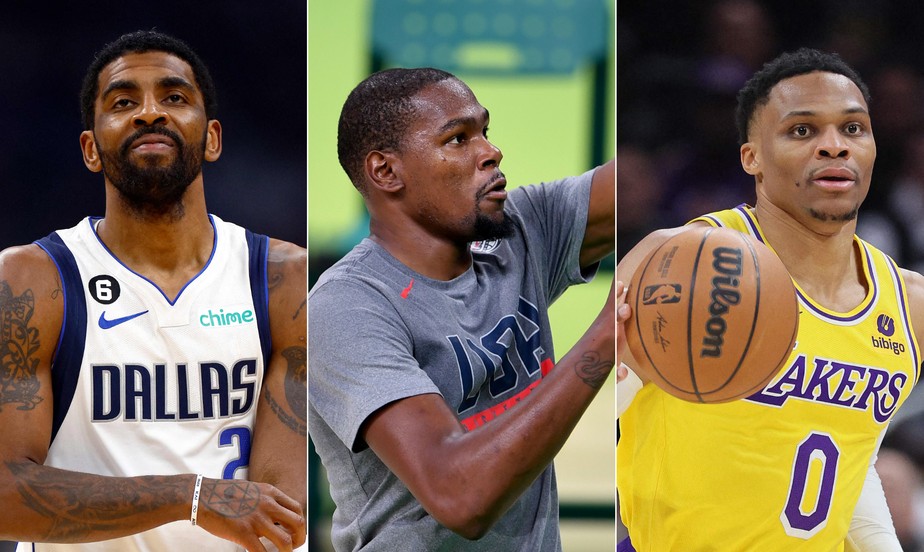 Kyrie nos Mavs, Durant nos Suns e Westbrook nos Lakers: as negociações da janela da NBA