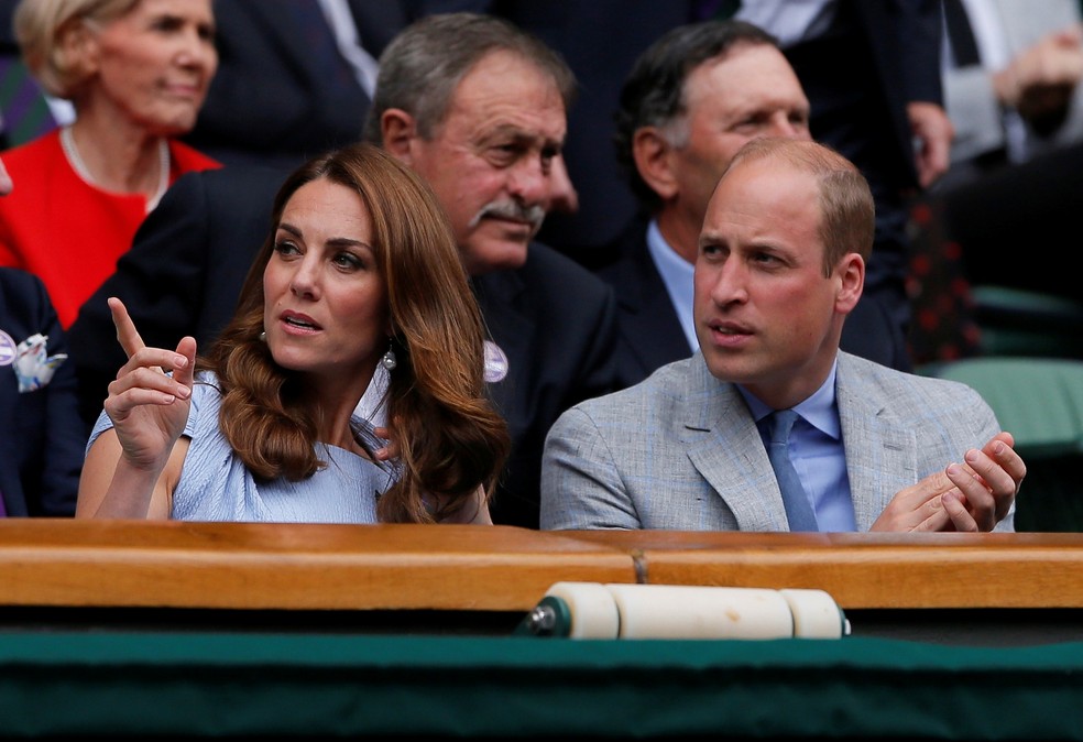 Príncipe William e Catherine em Wimbledon — Foto: REUTERS/Andrew Couldridge