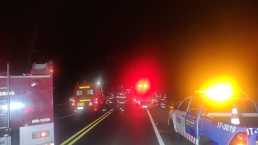 Acidente foi registrado na Rodovia Homero Severo Lins (SP-284), em João Ramalho — Foto: Polícia Rodoviária