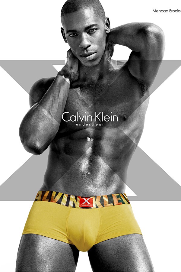 Mehcad Brooks para Calvin Klein (Foto: Divulgação)