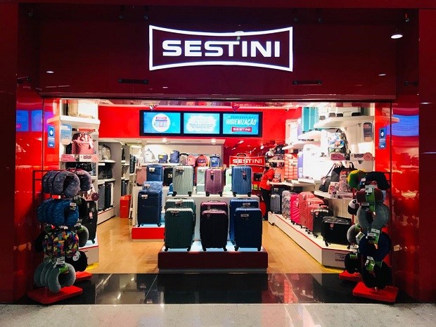 Loja da Sestini: rede é especializada na produção e venda de bolsas, malas e acessórios (Foto: Divulgação)