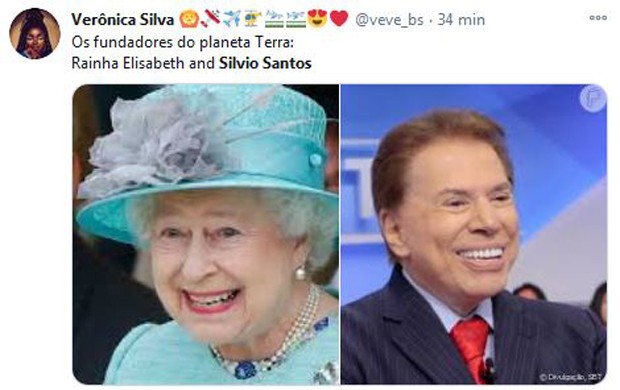 Internautas repercutem na web o botado de morte do apresentador Silvio Santos (Foto: Reprodução / Twitter)