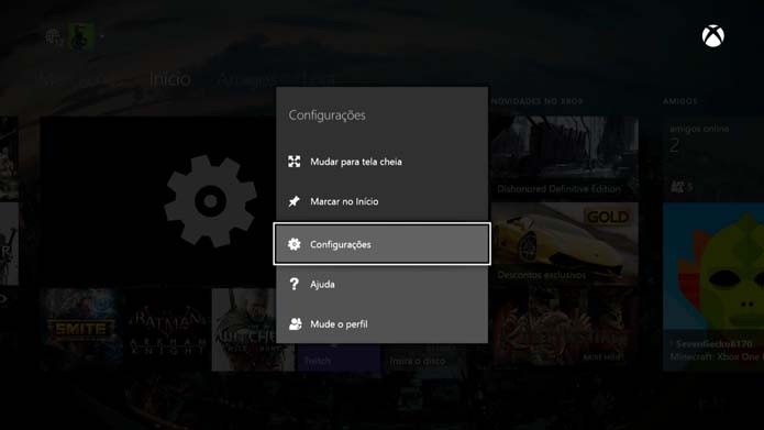 Xbox One: como desativar o Desligamento Automático do console (Foto: Reprodução/Murilo Molina)