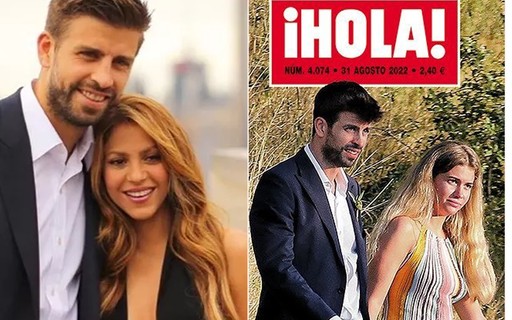 Nova namorada de Piqué se irrita com jogador e exige tratamento igual ao de Shakira, diz TV