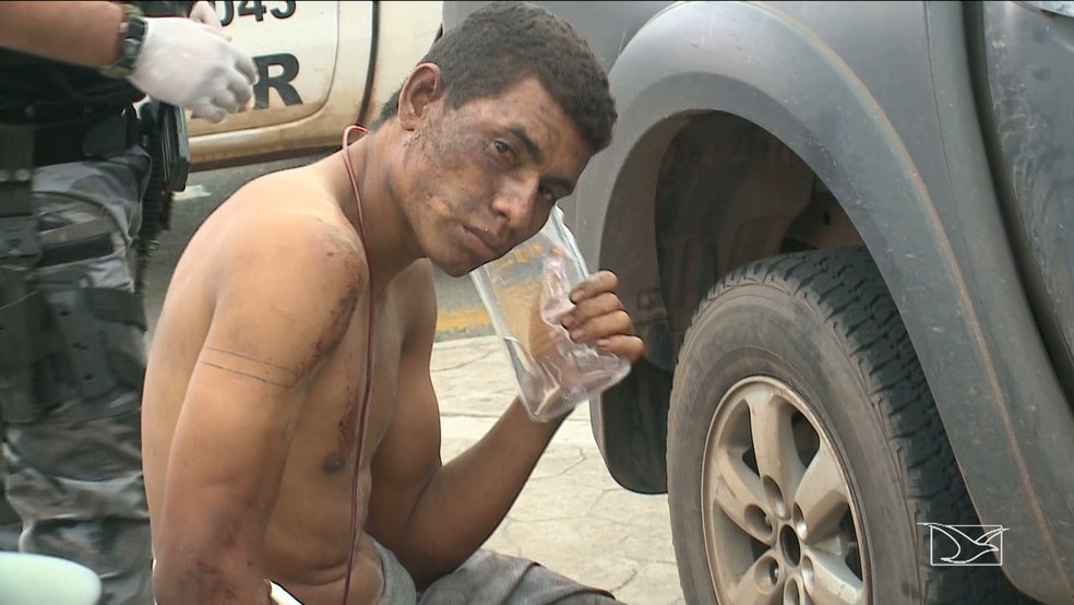 Darlan Melo está preso por ser suspeito de assassinar o publicitário Jesiel Pontes. (Foto: Reprodução / TV Mirante)