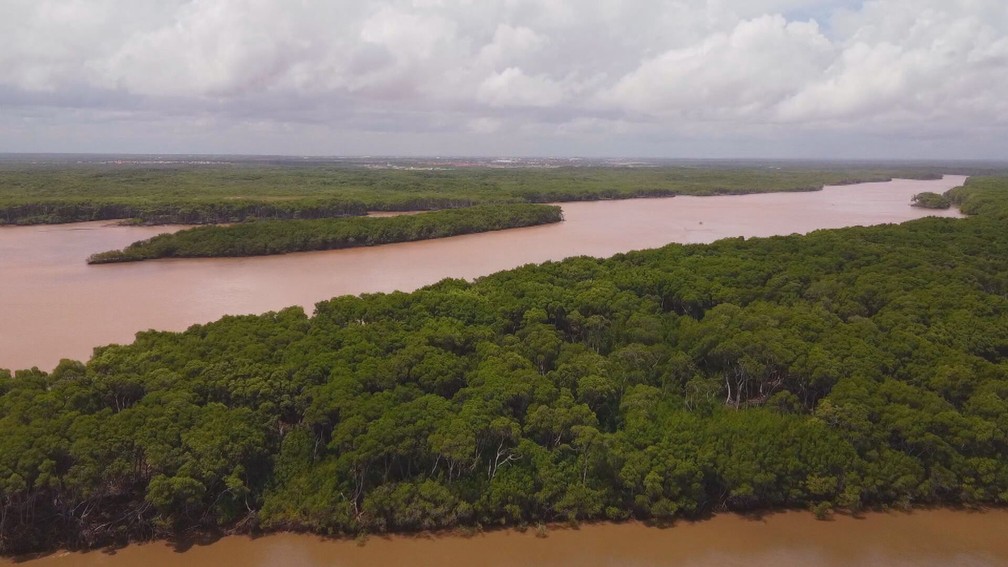 Delta do Parnaíba, o único delta em mar aberto das Américas — Foto: Globo Repórter 