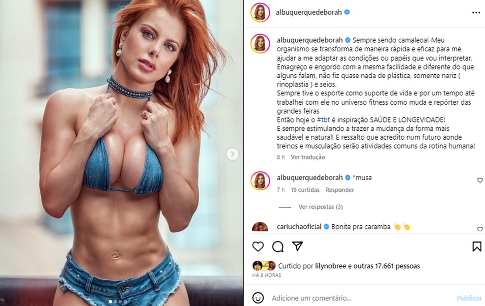 Deborah Albuquerque &mdash; Foto: Instagram