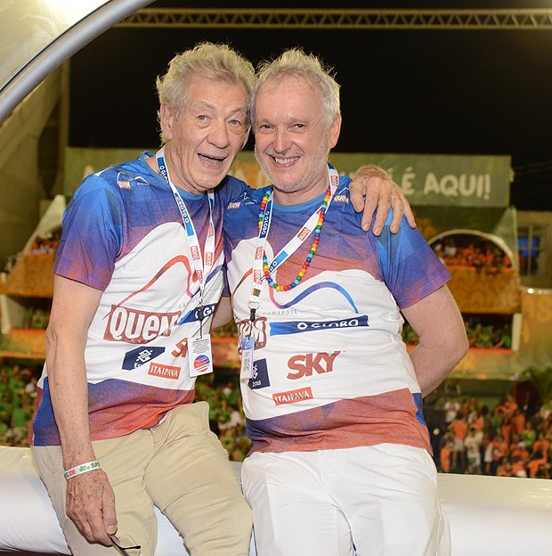 Sir Ian McKellen e Sean Mathias (Foto: Renato Wrobel / Editora Globo)