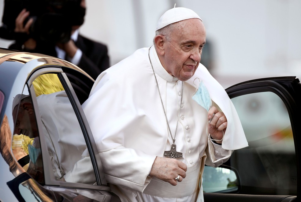 Papa Francisco em foto no Vaticano em 31 de maio — Foto:  Filippo Monteforte/Reuters