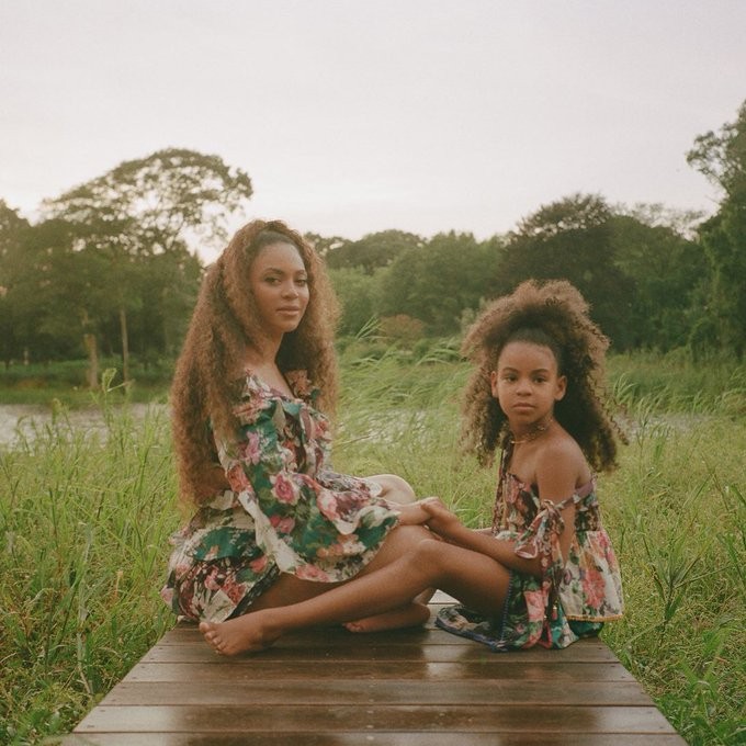 Beyoncé e Blue Ivy (Foto: Reprodução Twitter)