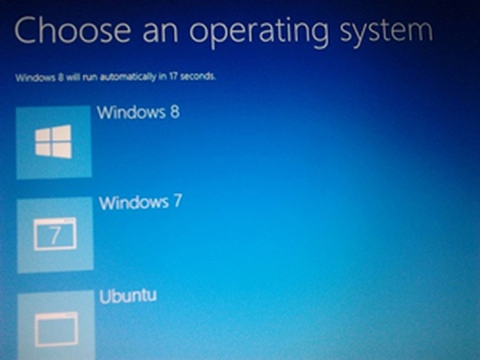 choose operating system at startup