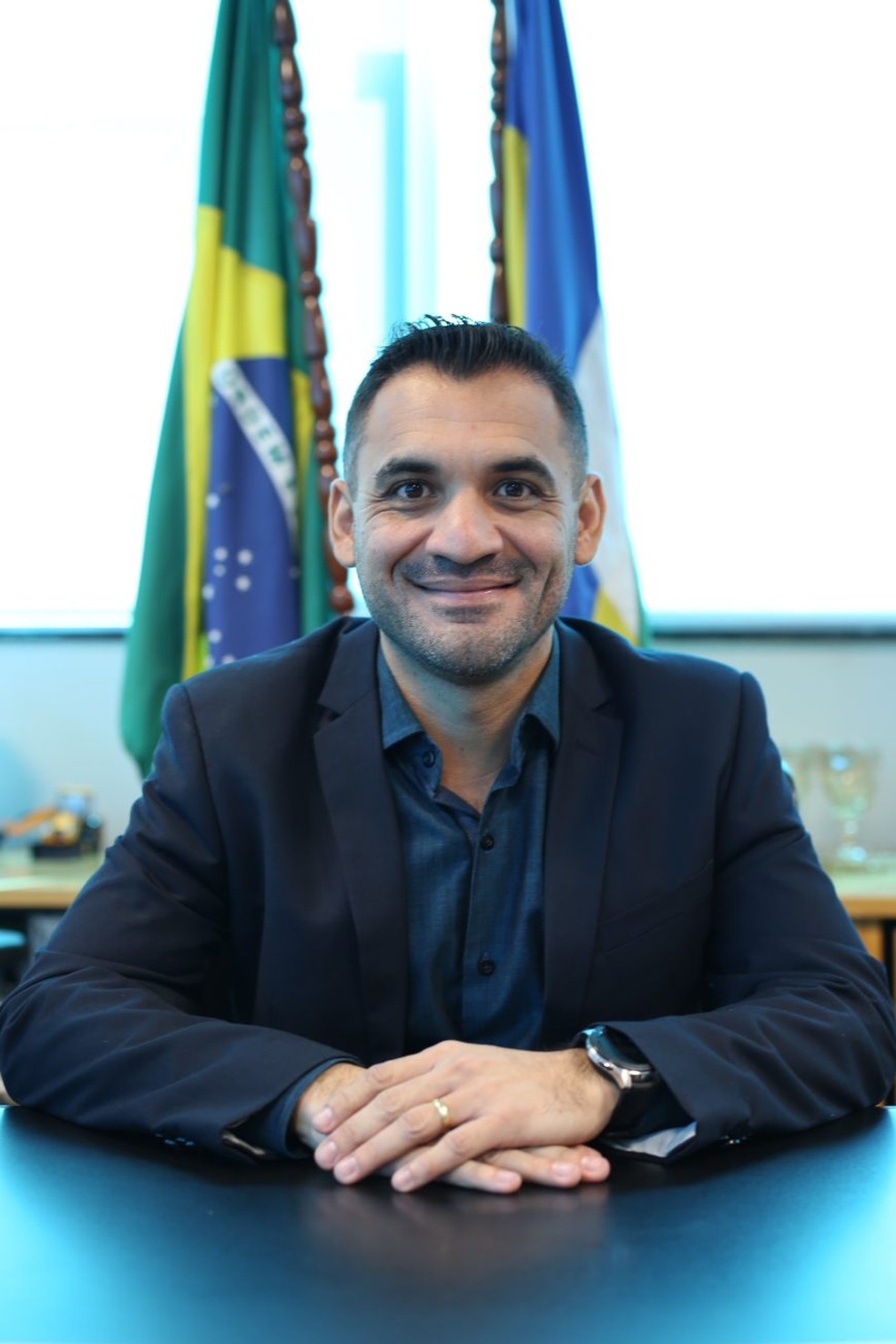 Eder André Fernandes Dias, diretor do Departamento Estadual de Estradas de Rodagens — Foto: Governo de Rondônia/Reprodução