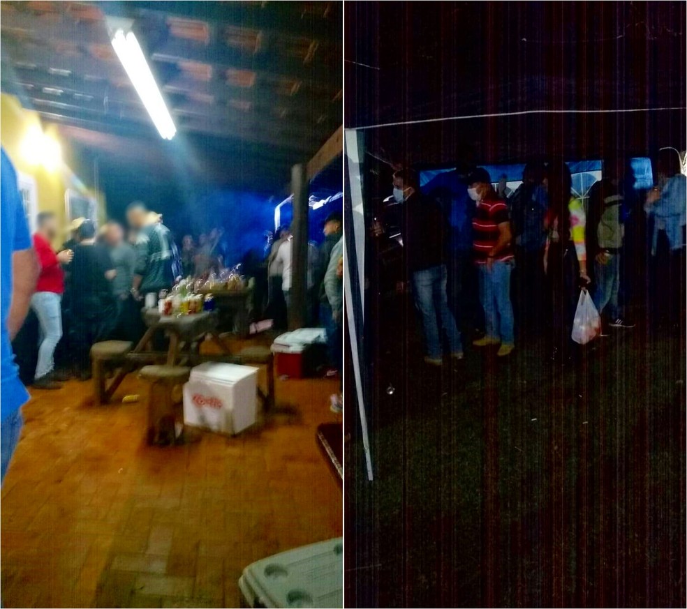 Festa clandestina reúne mais de 150 pessoas no final de semana em Itararé (SP) — Foto: Divulgação
