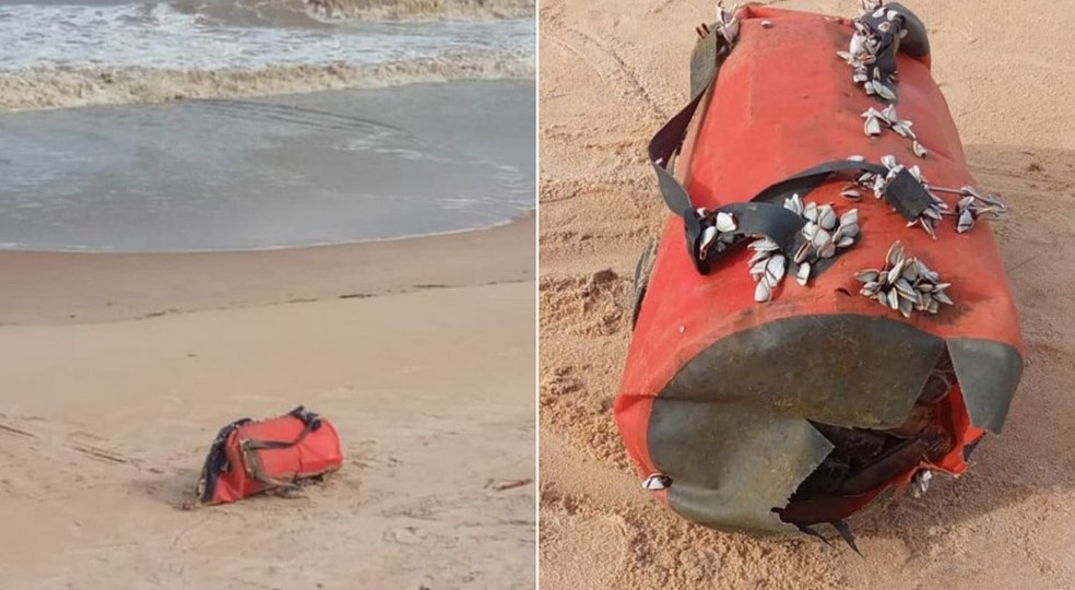 Drogas que teriam sido arremessadas ao mar, segundo a Polícia Federal — Foto: PF/Divulgação