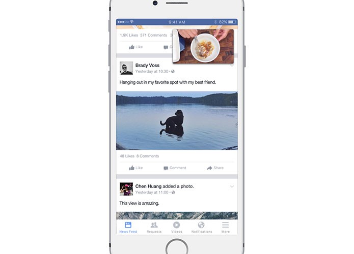 Facebook permitirá assistir a vídeos em miniatura (Foto: Divulgação)