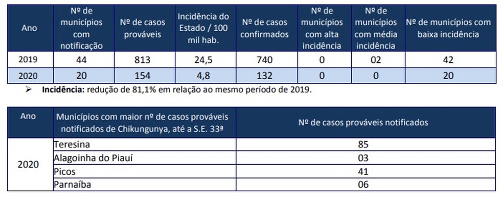 Casos de Chikungunya no Piauí ??? Foto: Divulgação/Sesapi