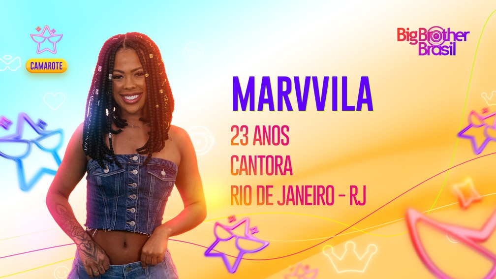 Marvvila, cantora, está no BBB 23 — Foto: Divulgação