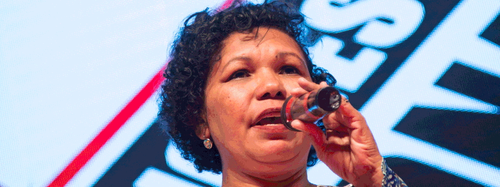 A pré-candidata a presidente pelo PSTU, Vera Lúcia (Foto: Divulgação / PSTU)