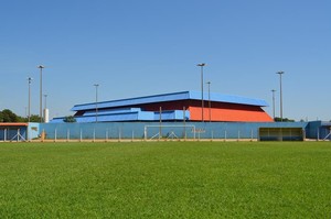 Gramado do estádio Jacques da Luz, em Campo Grande (Foto: Divulgação/Funesp)