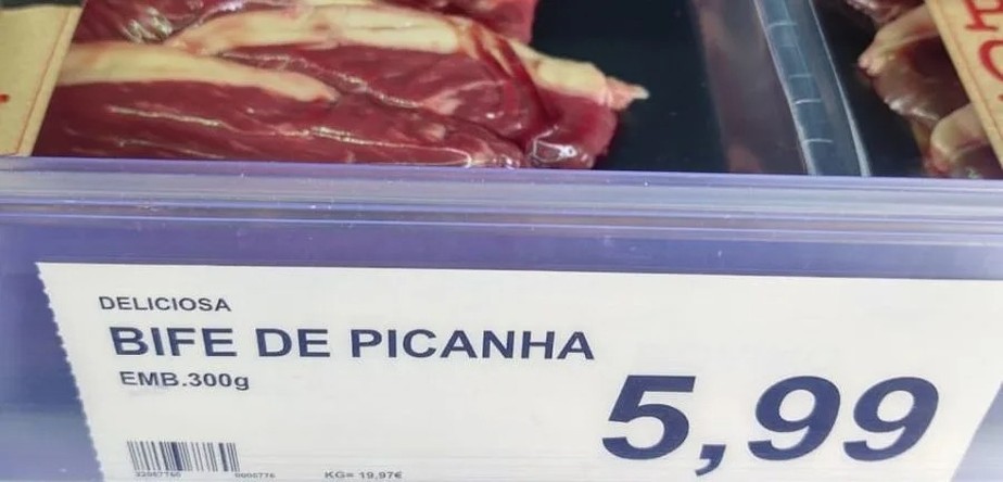 Picanha é uma das carnes mais apreciadas pelos brasileiros; mas será que compensa comprá-la lá em Portugal?