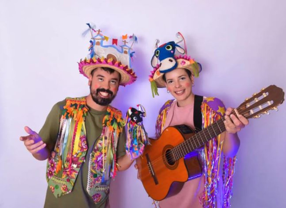 Edu Brincante e Gabi Cantante. — Foto: Arquivo pessoal