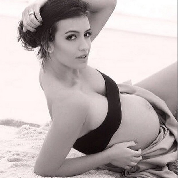 Georgia Busgaib mostra barrigão de grávida (Foto: Reprodução/Instagram)