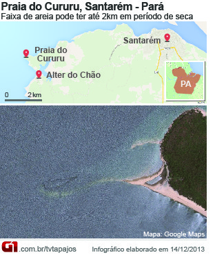 Mapa Ponta do Cururu