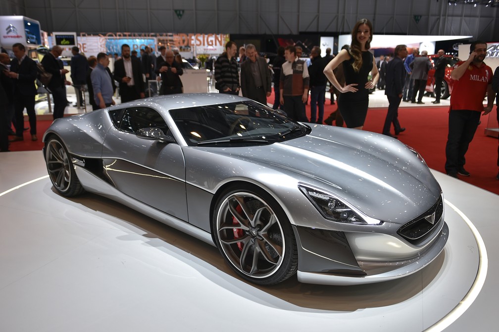 Rimac Concept One era o carro usado por Hammond (Foto: Fabrice Coffrini / AFP)