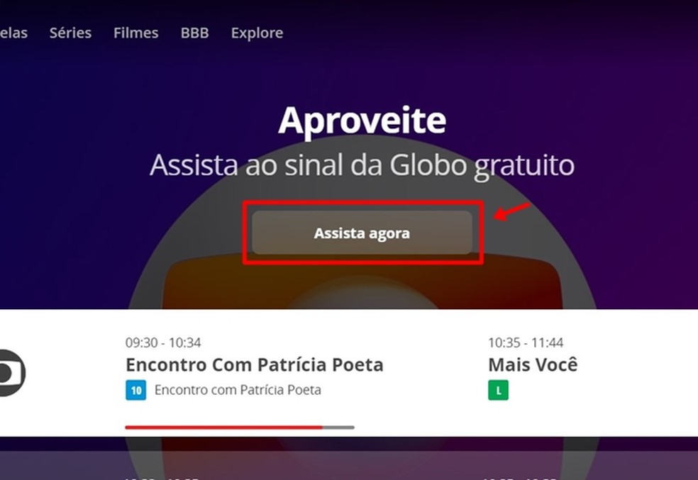 Desfile de Carnaval 2023 SP: após fazer login ou cadastro na Conta Globo, folião tem acesso ao sinal aberto da Globo ao vivo e online — Foto: Reprodução/Gabriela Andrade