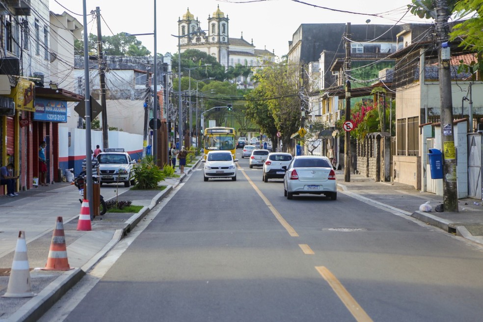 Caminhos da Fé, na Cidade Baixa, em Salvador  — Foto: Bruno Concha/Secom