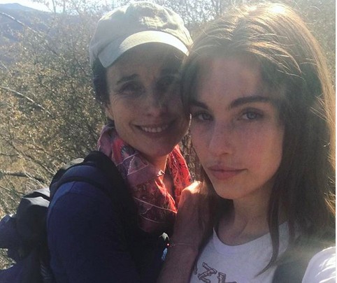 Actress Andie MacDowell with her daughter, singer Rainsford (Photo: Instagram)