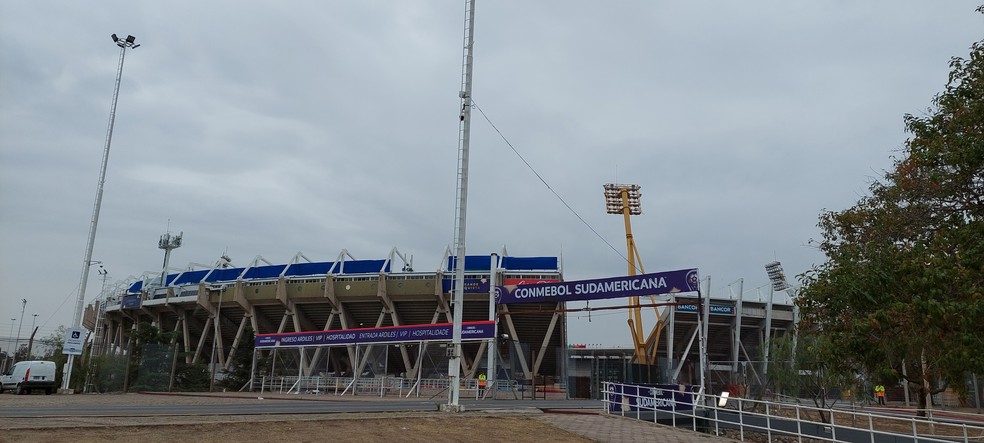 Estádio Mario Alberto Kempes, em Córdoba, palco da final da Copa Sul-Americana — Foto: Eduardo Rodrigues