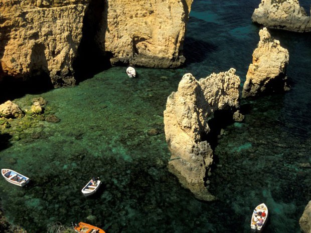 Algarve, sul litoral de Portugal