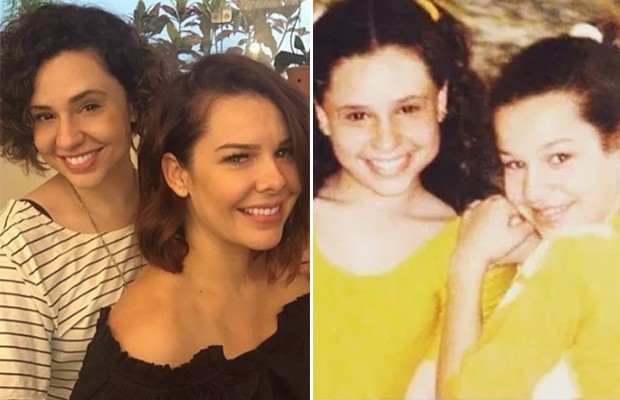 Francis Helena e Fernanda Souza em 2018 e em 1998 (Foto: Reprodução/Instagram)