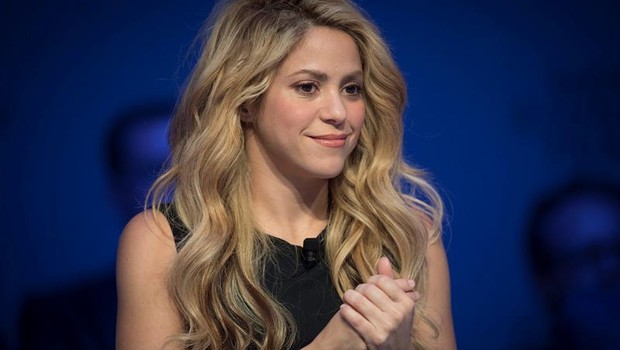 Shakira durante Fórum Econômico Mundial de 2017 (Foto: EFE/GIAN EHRENZELLER)