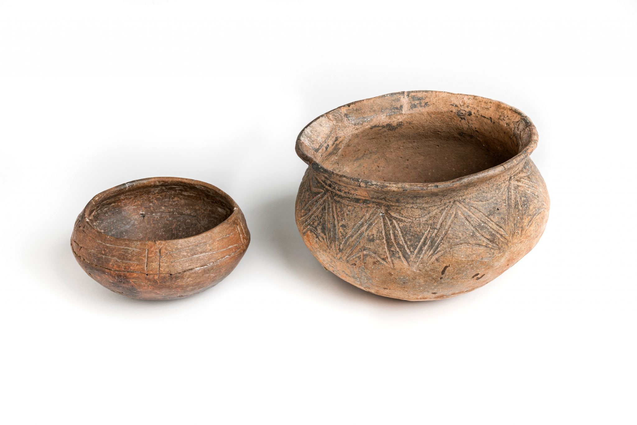 Cerâmicas encontradas no Mar do Caribe (Foto: Lindsay Bloch/ Florida Museum)