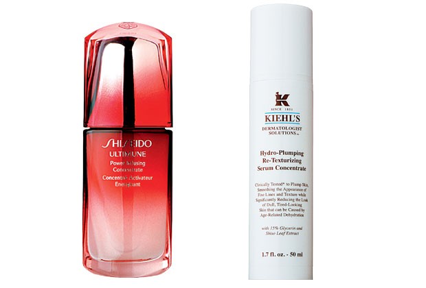 o anti-idade da Shiseido e o serum da kiehl's (Foto: MAX CARDELLI)