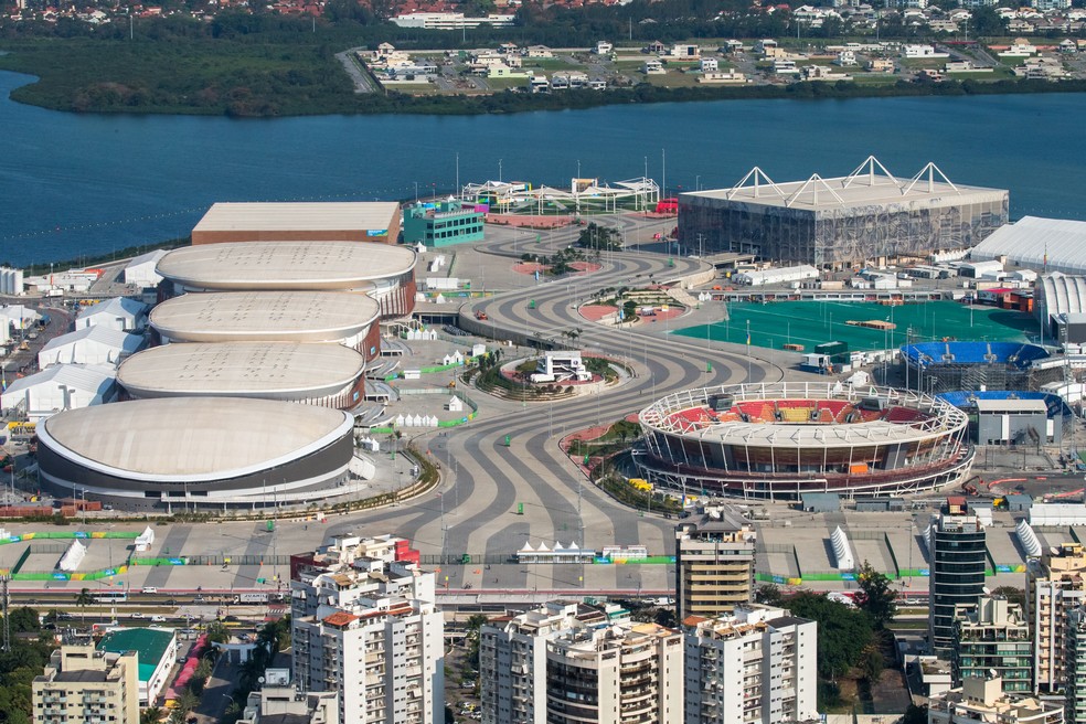Estrutura do Parque Olímpico durante os Jogos do Rio — Foto: Gabriel Heusi/Brasil2016.gov.br